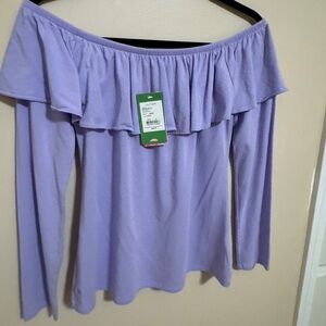 NWT Lilly Pulitzer Augustus Top Lilac Verbena Small